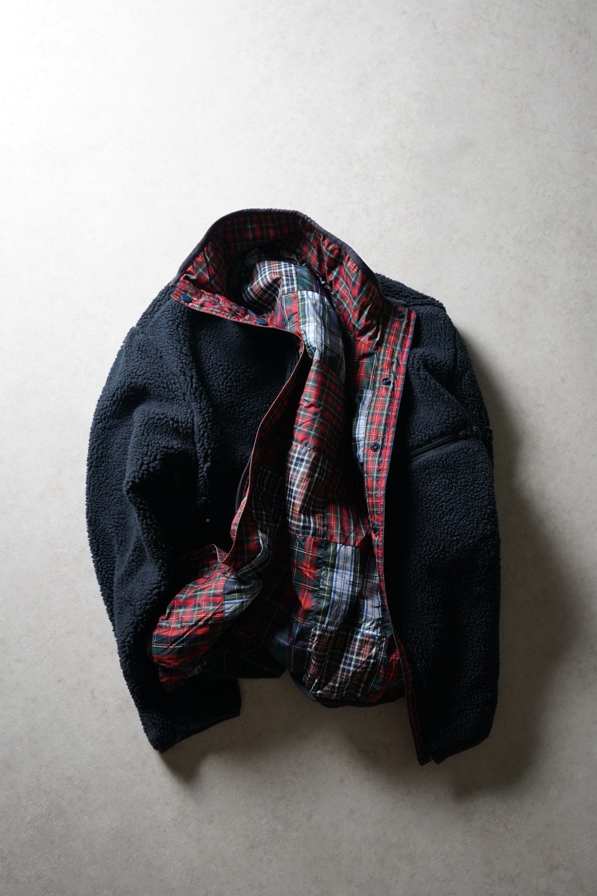 Stussy Reversible Tartan Fleece Jacket