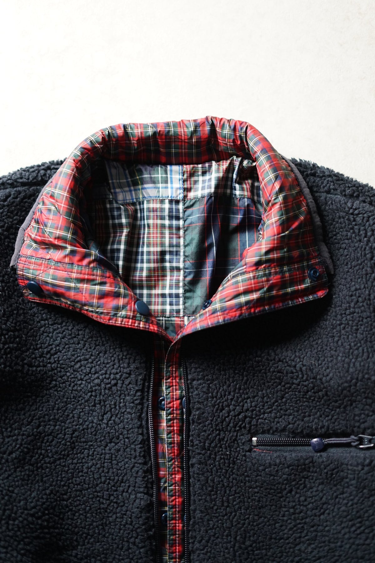 Stussy Reversible Tartan Fleece Jacket